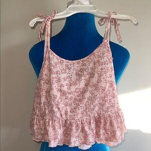 Kensie Girl Pink Floral Camisole Top
